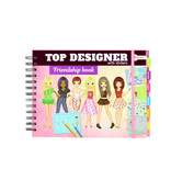 Top Designer Vriendenboek Meiden met stickers