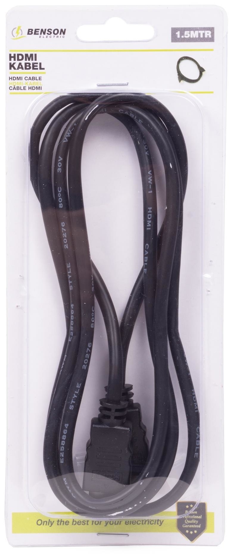 Hdmi Kabel 1,5 meter Versie 1.3B B/C, foto 2 van 2
