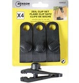 Zeil Clip Set met Schroef Profi 4 stuks