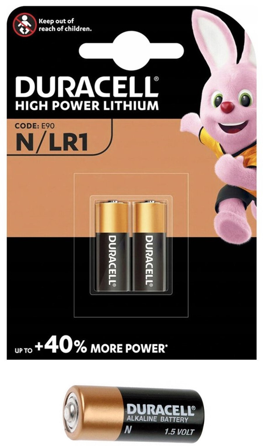 Duracell Batterij LR1 Alkaline 2 stuks