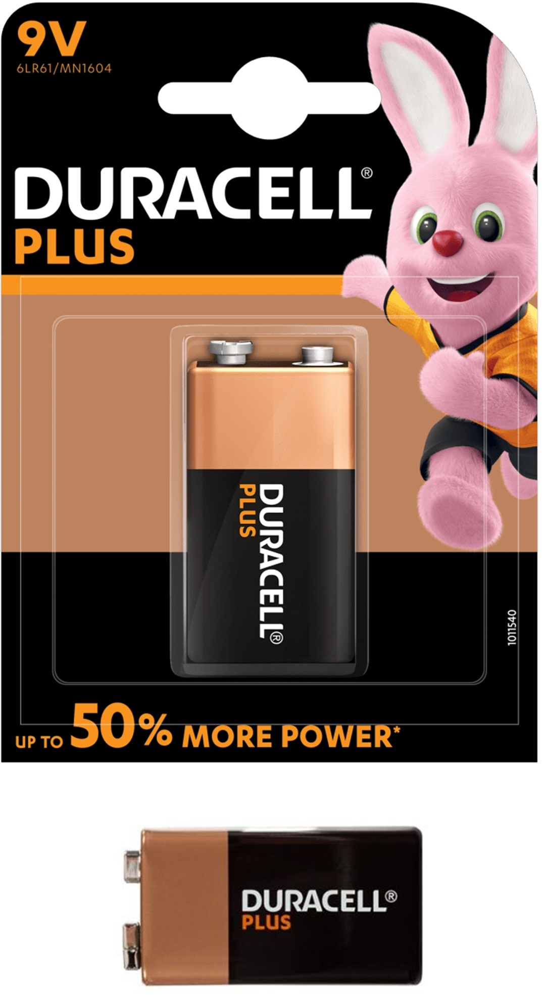 Duracell Alkaline 9Volt Batterij