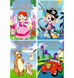 Toverblok 32 pagina 15x22,5cm. 4 assorti