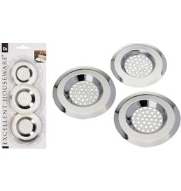 Gootsteenfilter set 3 stuks