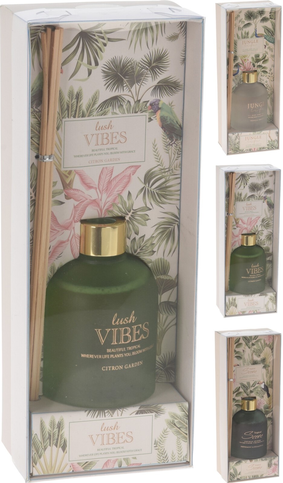 Geurset 200ml. 3 assorti kleur en geur