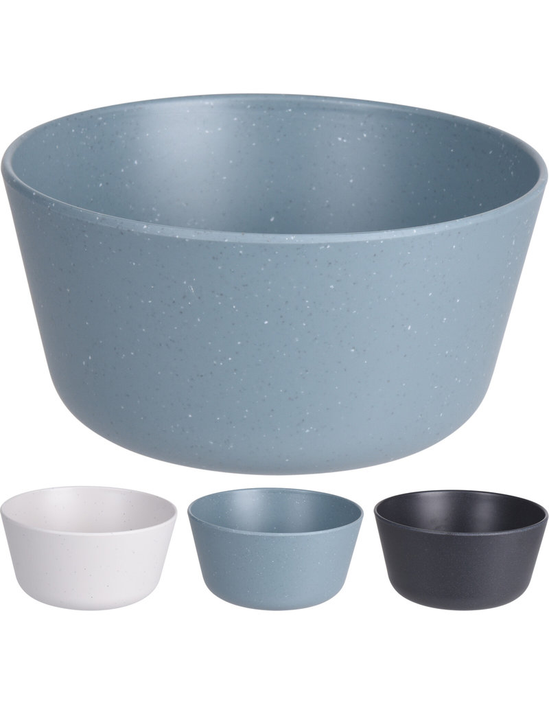 Schaal Melamine 14x7cm. 3 assorti kleur