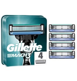 Gillette Mach3 Scheermesjes 4 stuks
