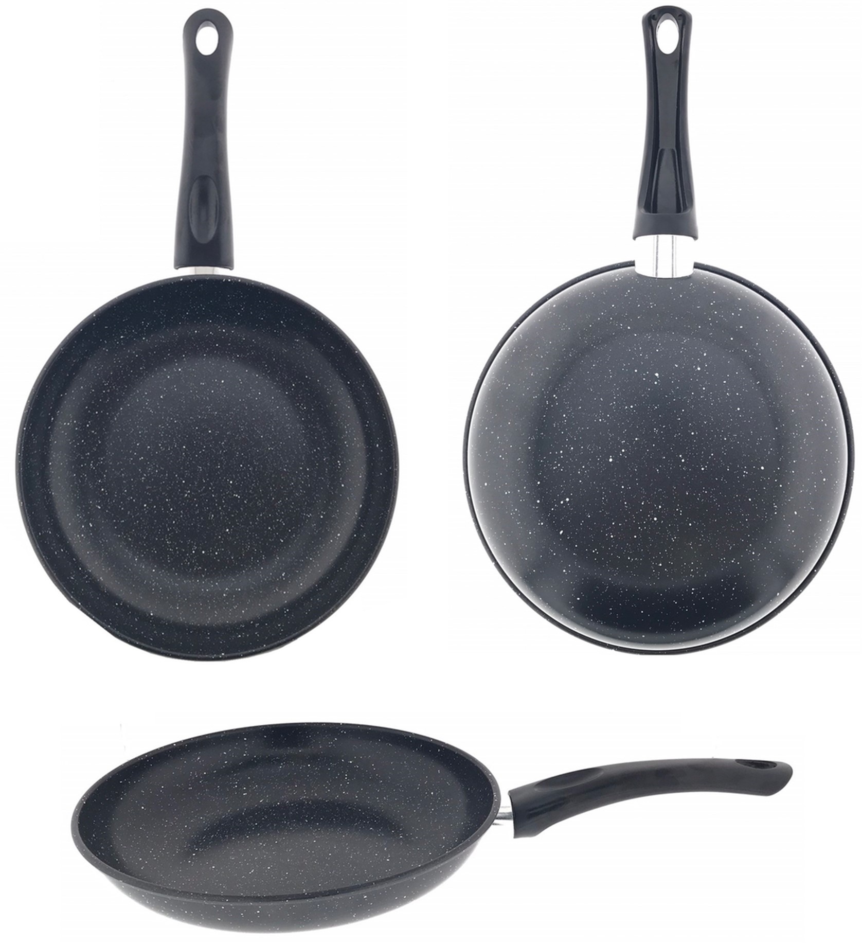 Koekenpan 24cm Marmer Anti Aanbak Laag