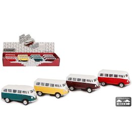 DieCast VW Classical Bus 1962 6,5cm 1:64 4 assorti kleur