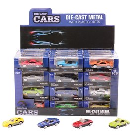 DieCast Super Cars 6,5cm. 12 assorti