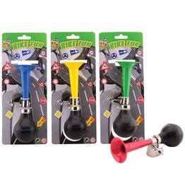 Bike Fun Metalen Fietstoeter 20cm. 4 assorti kleur