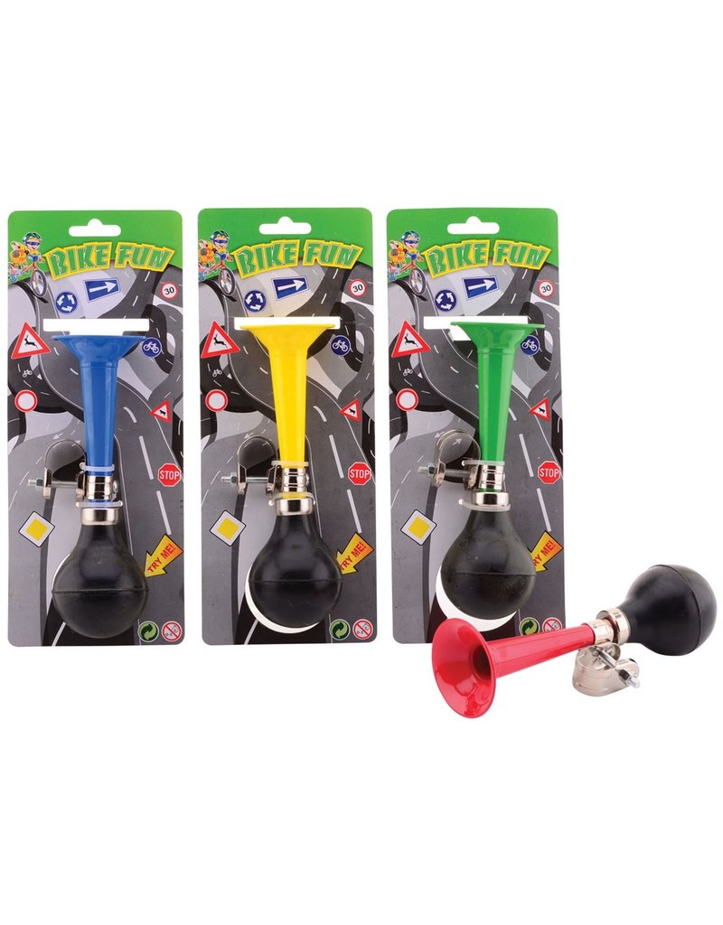 Bike Fun Metalen Fietstoeter 20cm. 4 assorti kleur