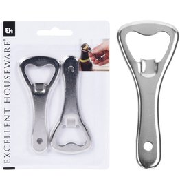 Flesopener Metaal 9cm. 2 stuks