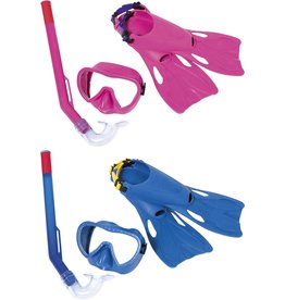 Bestway Snorkelset Essential Crusader 3 jr+ 2 assorti kleur