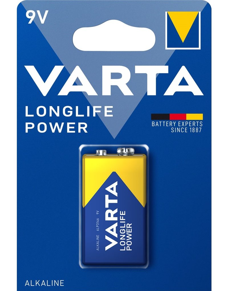 Varta Longlife Power Batterij 9Volt 6LR61