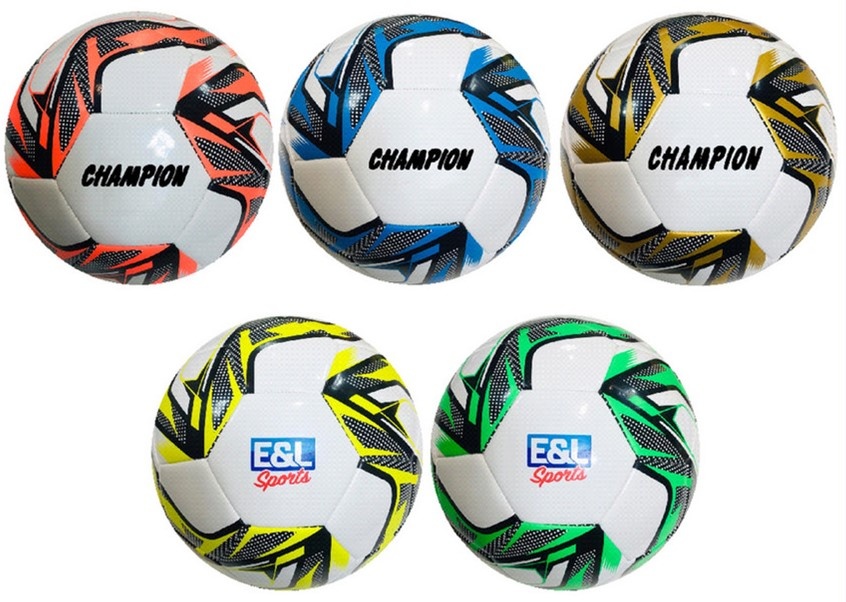 Voetbal Champion Kunstleer maat 5 320 gram 5 assorti kleur