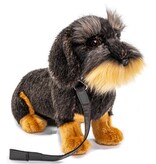Pluche Teckel 22cm met riem