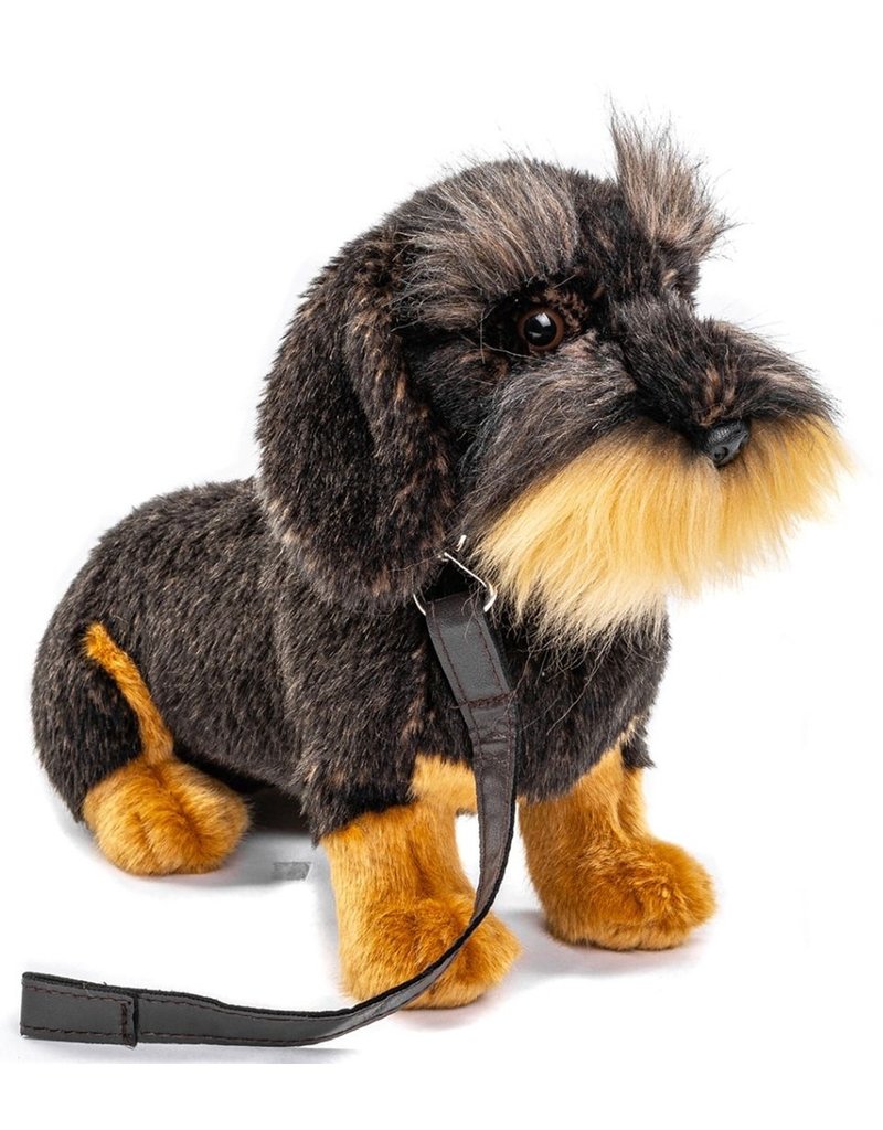 Pluche Teckel 22cm met riem