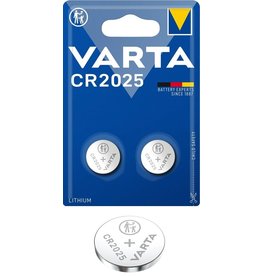 Varta Lithium Knoop 3V CR2025 2 stuks