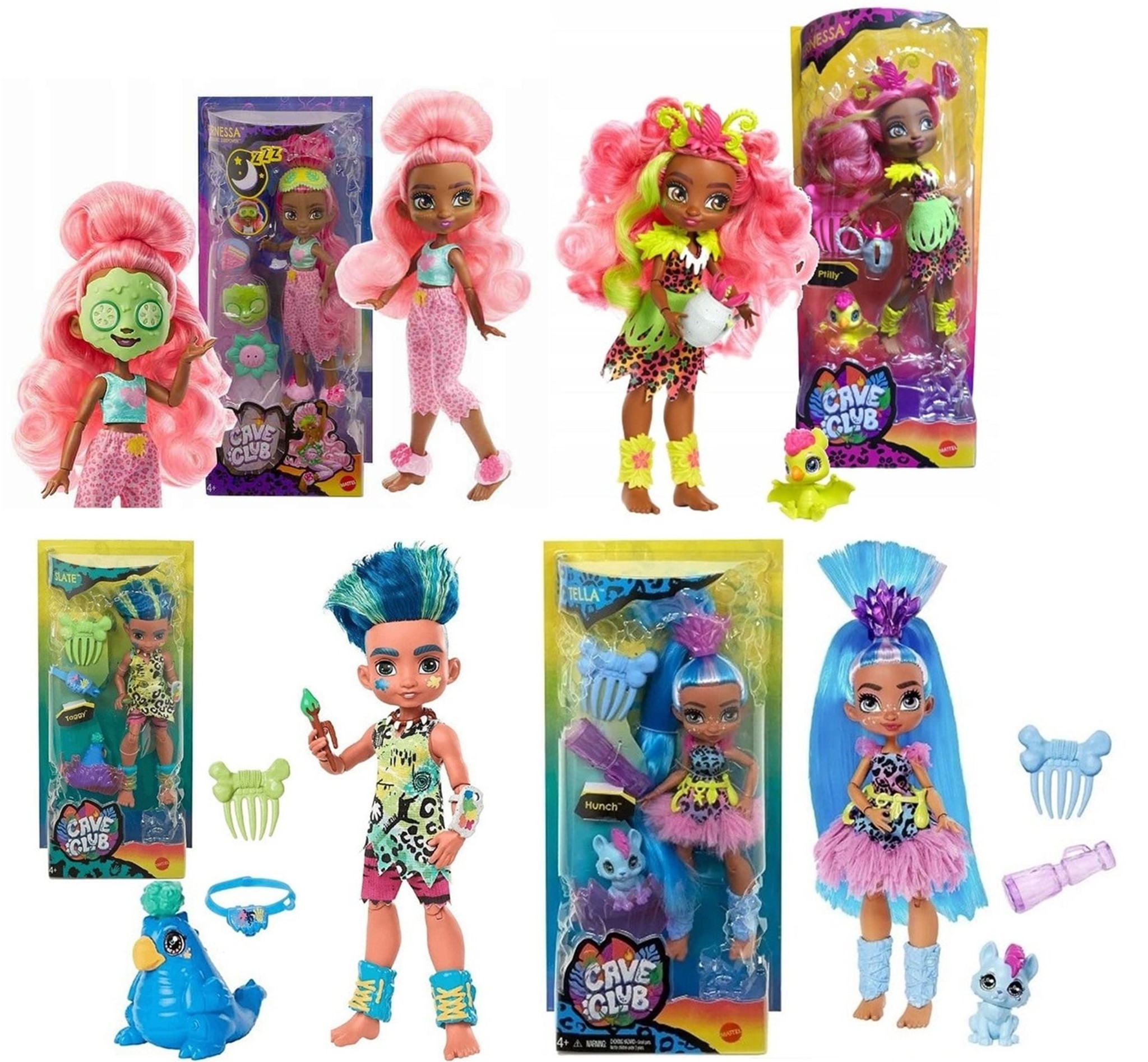 Mattel Cave Club Pop 32cm. met accessoires 4 assorti model