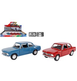 DieCast BMW 2002 12cm. 2 assorti kleur