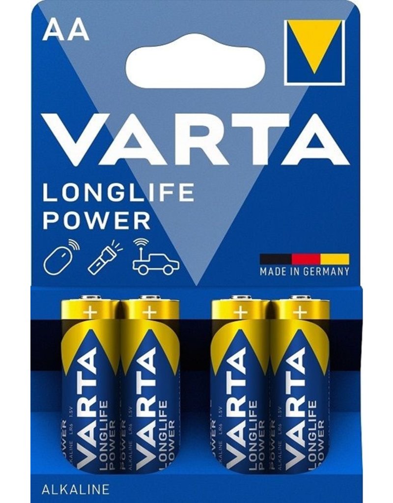 Varta Longlife Power Batterij LR06 4xAA