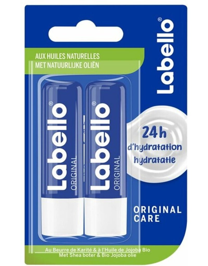 Labello Lippenbalsem Original Care Duo Pack 2x5,5ml