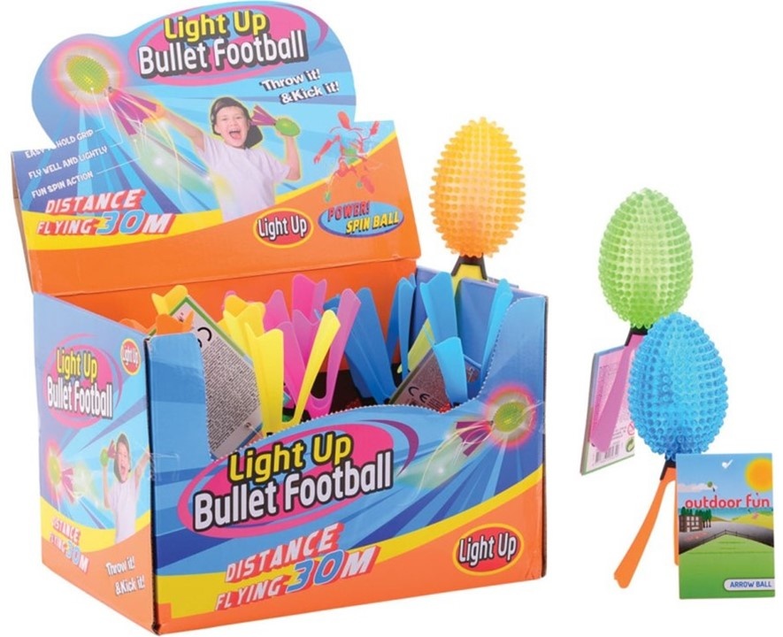 Outdoor Fun Lichtbal met flight 17cm. 4 ass. kleur