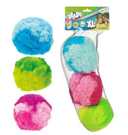 Super Splashballen XL 15cm 3 stuks in net