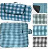 Picknickdeken 130x150cm ruit 3 assorti kleur