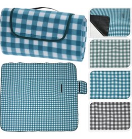 Picknickdeken Ruit 130x150cm 3 assorti kleur