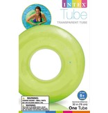 Intex Zwemring Transparant 76cm. 3 assorti kleur 8 jaar+