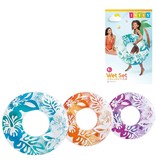 Intex Zwemring 91cm Bloemen design 3 assorti kleur 9 jaar+