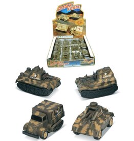 DieCast Attack Force Tank 8cm 4 assorti model