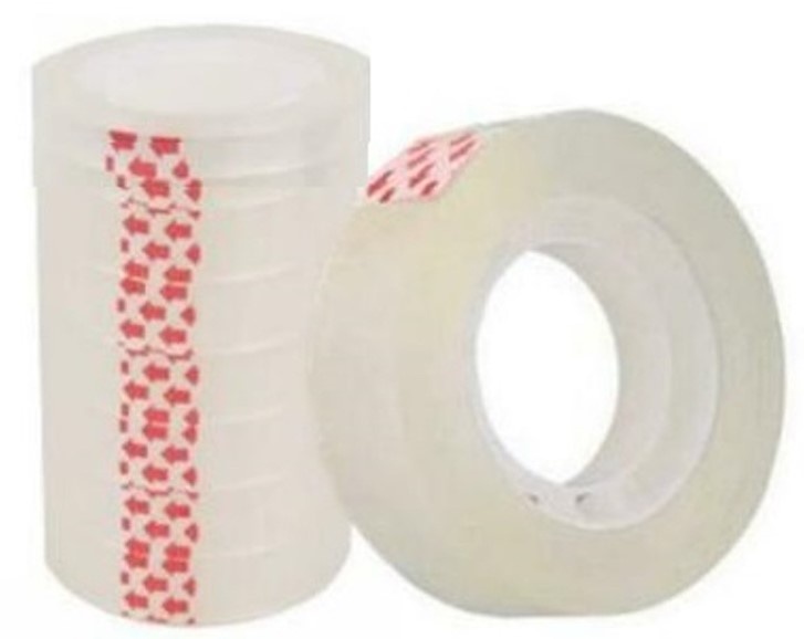 Plakband 25meter x 15mm 6 stuks