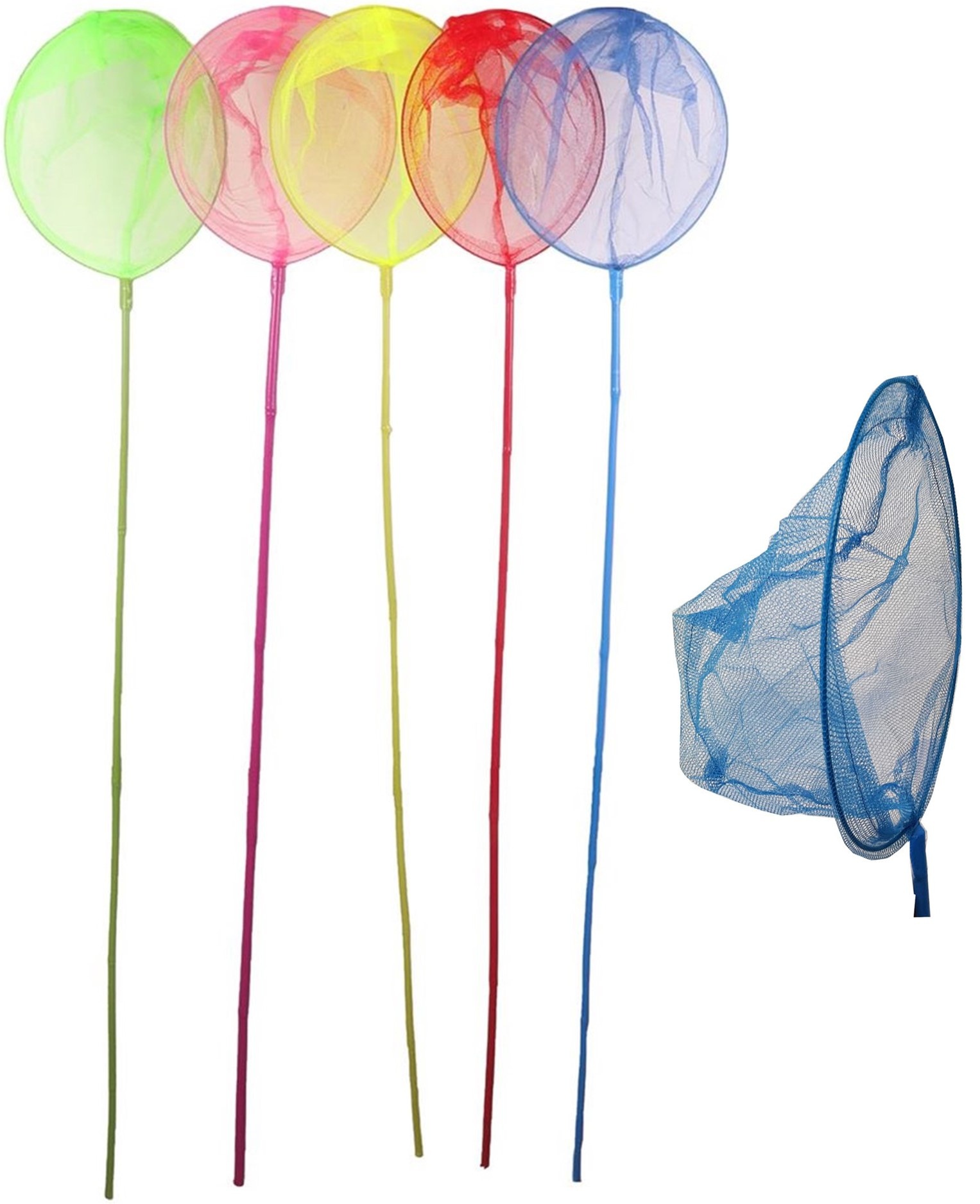 Vlinder/Schepnet Bamboe 148x28cm. 5 assorti kleur