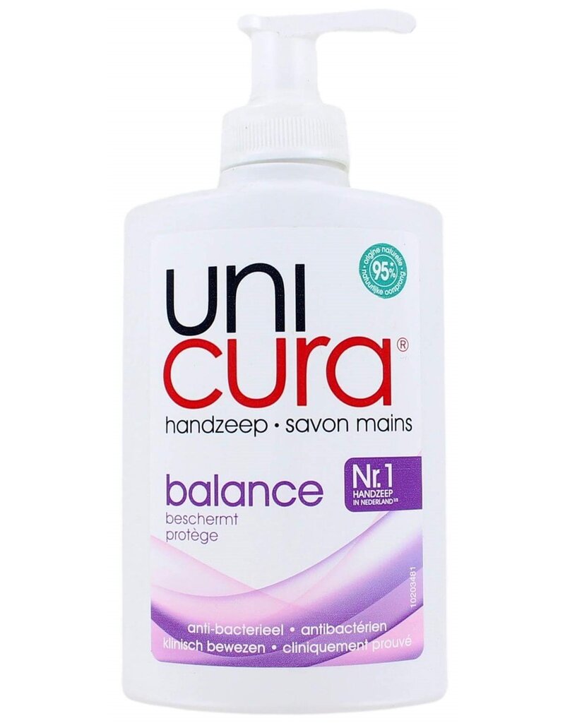 Unicura Handzeep Balance 250ml Pump Antibacterial