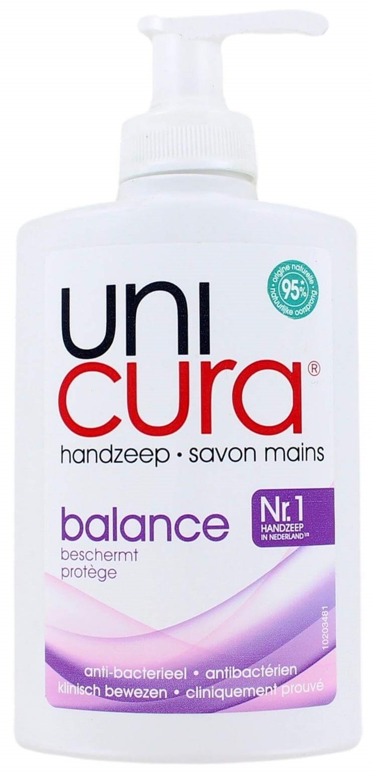 Unicura Handzeep Balance 250ml Pump Antibacterial