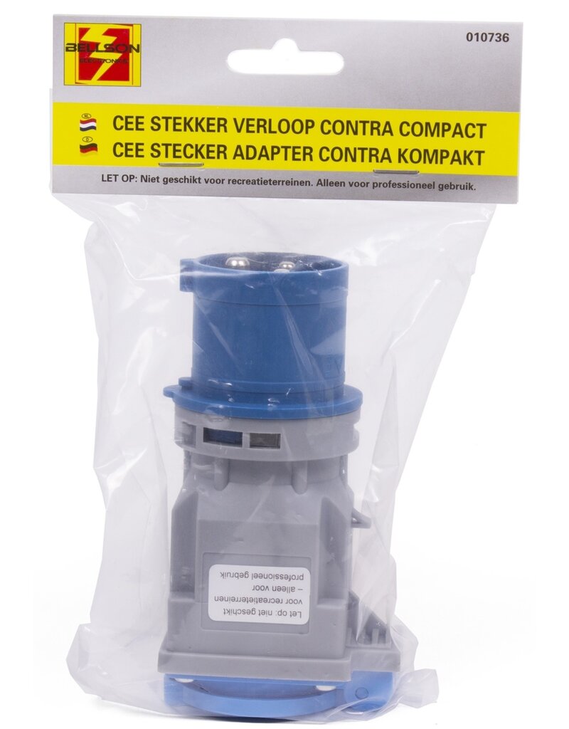 CEE Stekker Verloop Contra Compact - Alleen geschikt voor professioneel gebruik, niet voor recreatie