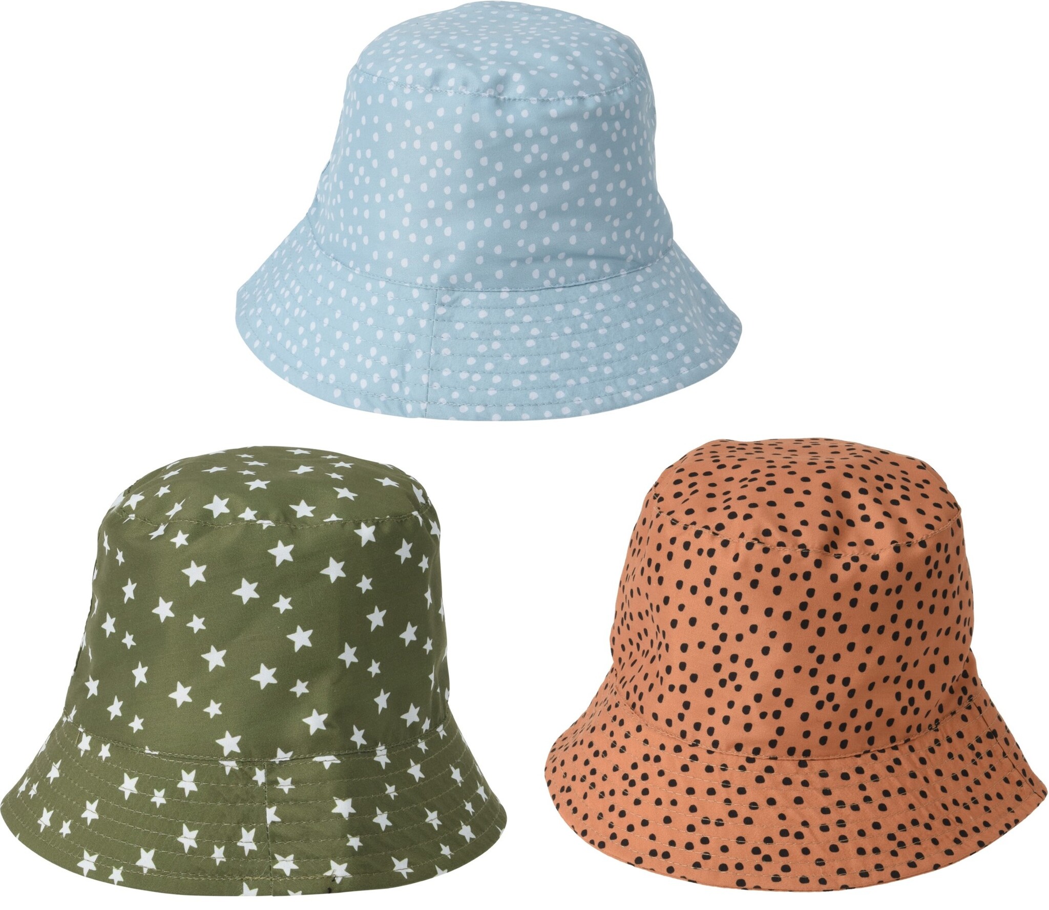 Zonnehoed Kinder Katoen UPF50 3 assorti kleur