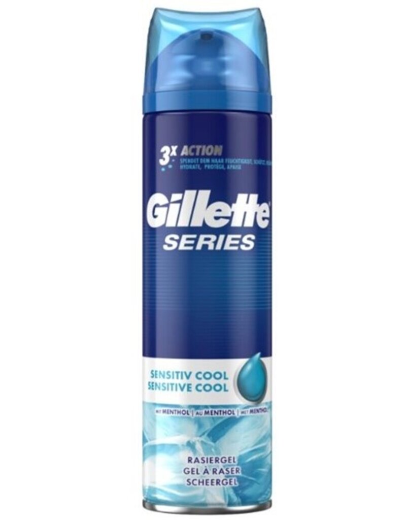 Gillette Scheergel Hydraterend of Cooling Sensitve 200ml.