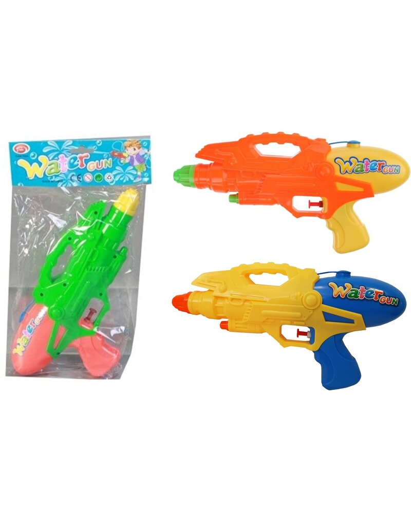 Waterpistool 29cm met tank 3 assorti kleur