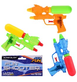 Waterpistool 18cm. 3 assorti kleur