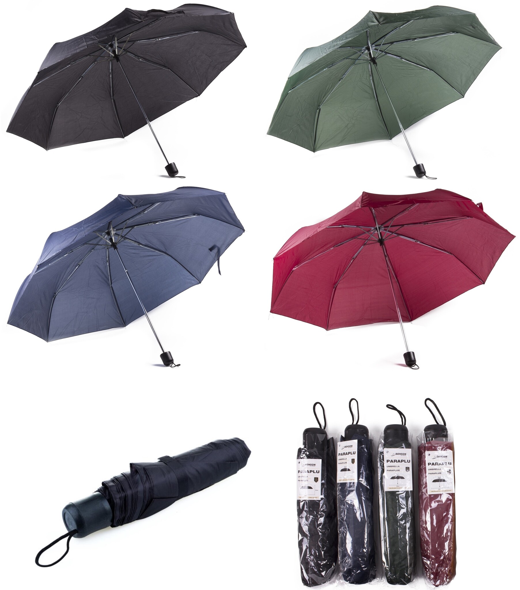 Paraplu Mini Ø 90cm 4 assorti kleur