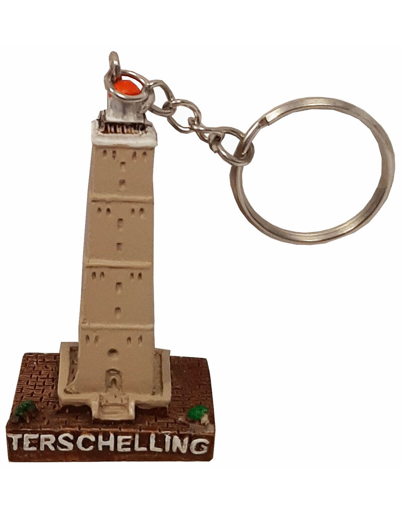 Sleutelhanger Vuurtoren Terschelling 5,5cm.