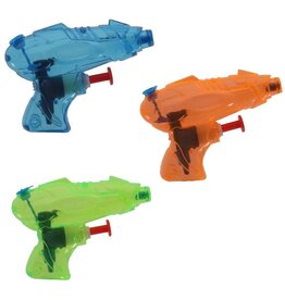 Waterpistool 9cm. 3 assorti kleur