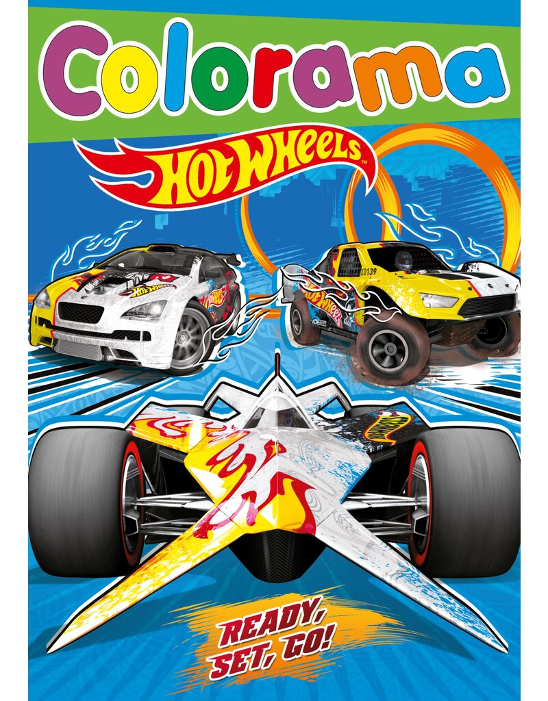 Hot Wheels Kleurboek 48 pagina 28x21cm. 2 assorti wit papier