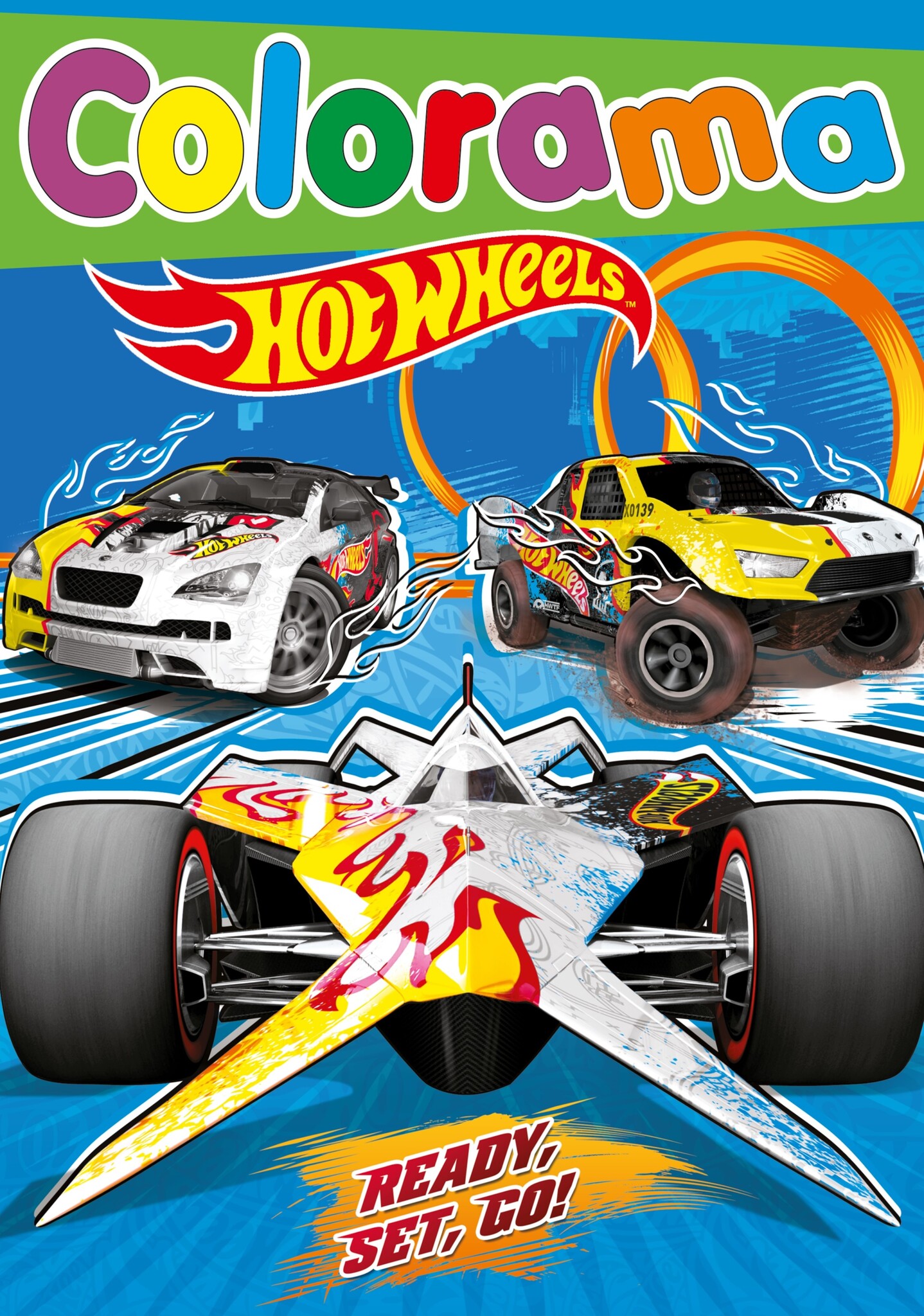 Hot Wheels Kleurboek 48 pagina 28x21cm. 2 assorti wit papier, foto 2 van 3