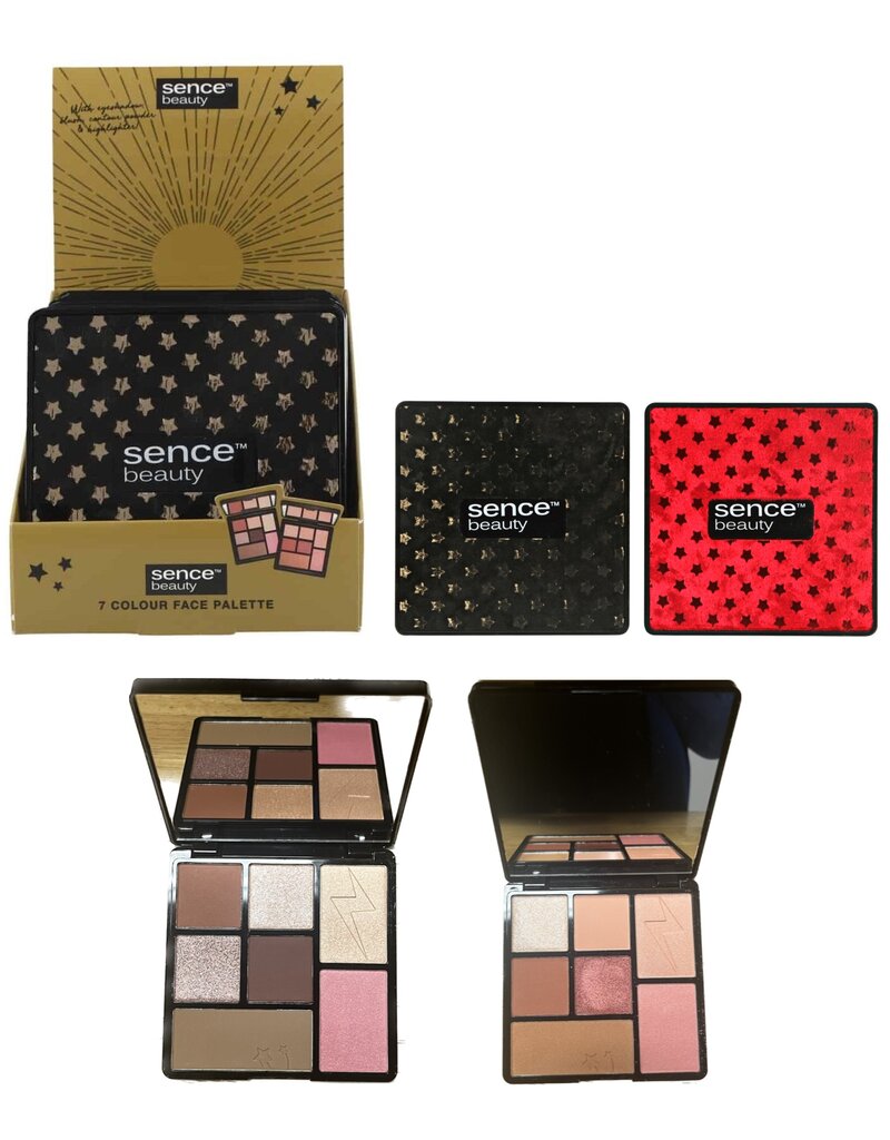 Sence Beauty Oogschaduw Pallet 7 kleurig 2 assorti