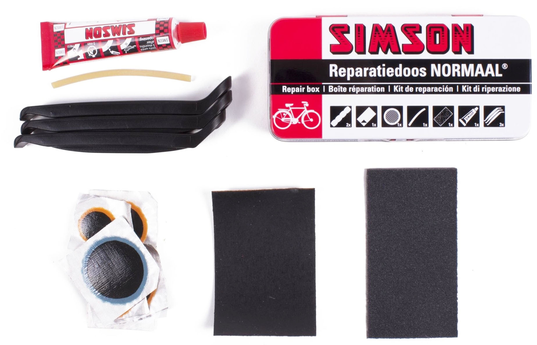 Simson Bandenreparatieset Normaal 7 delig