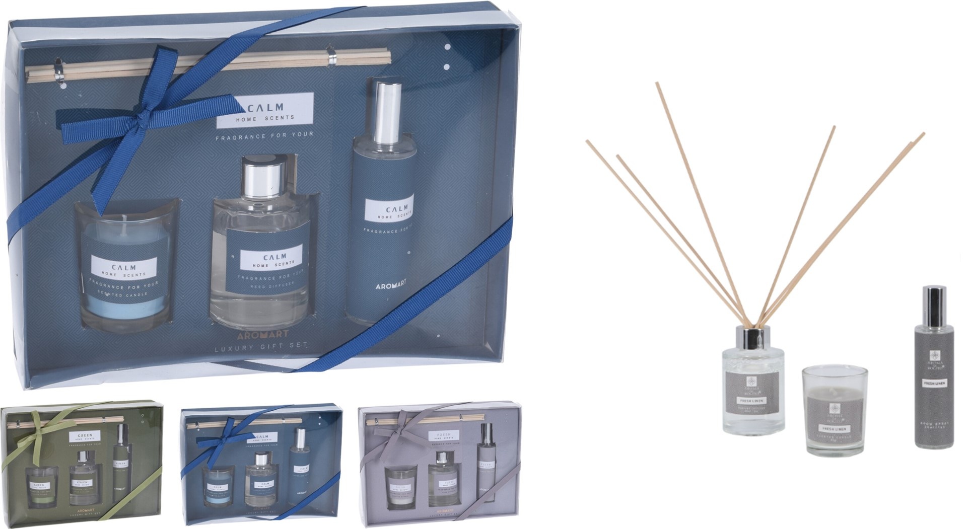 Geurset 60ml. 3 delig 3 assorti geur